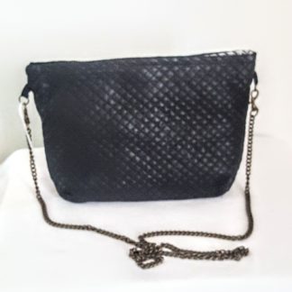 petit sac simili cuir noir