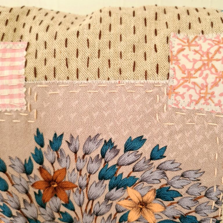 Coussin en Boro – Image 3