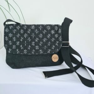 Sac Kristel  noir & sashiko