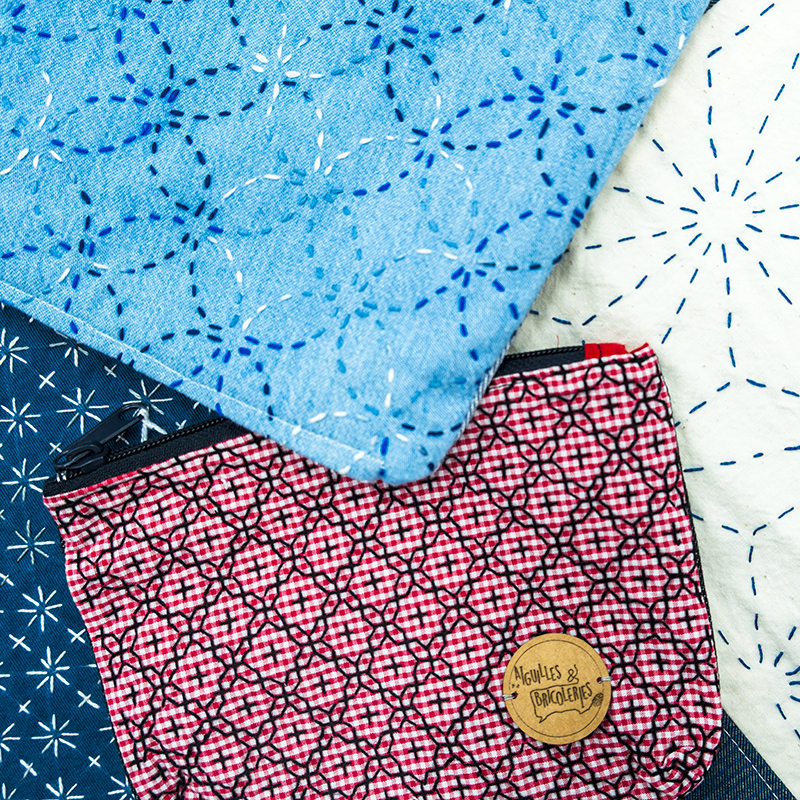 upcycling textile de seconde main détail du tissu