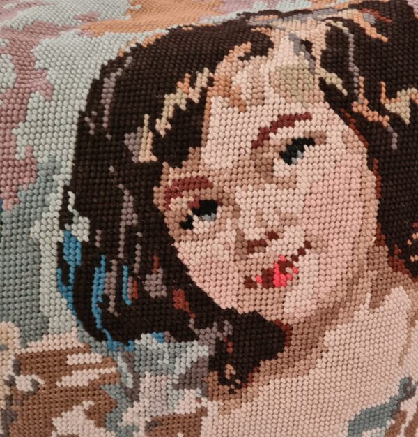 Housse de coussin Jean & canevas – Image 3